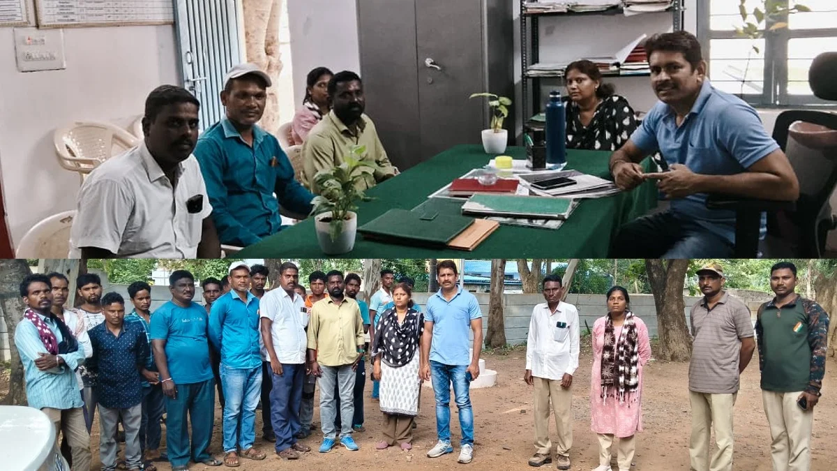 గోత్తికోయల సమస్యలపై ఫారెస్ట్ అధికారులతో చర్చ